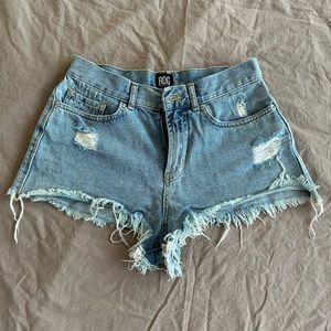 BDG high waisted short jeans shorts